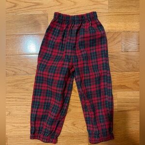 Edgehill collection plaid Christmas pants size 3T boys